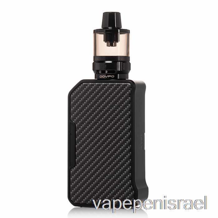 חד פעמי Vape Israel Dovpo Mvp 220w ערכת התחלה סיבי פחמן שחור